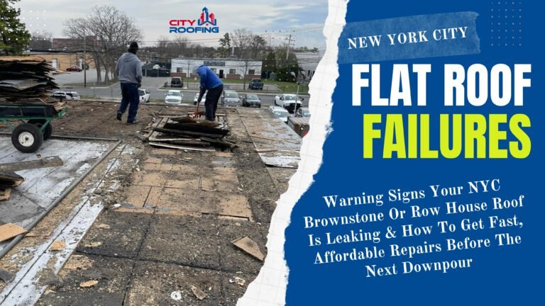 Flat Roof Failures Blog - City Roofing Company NYC